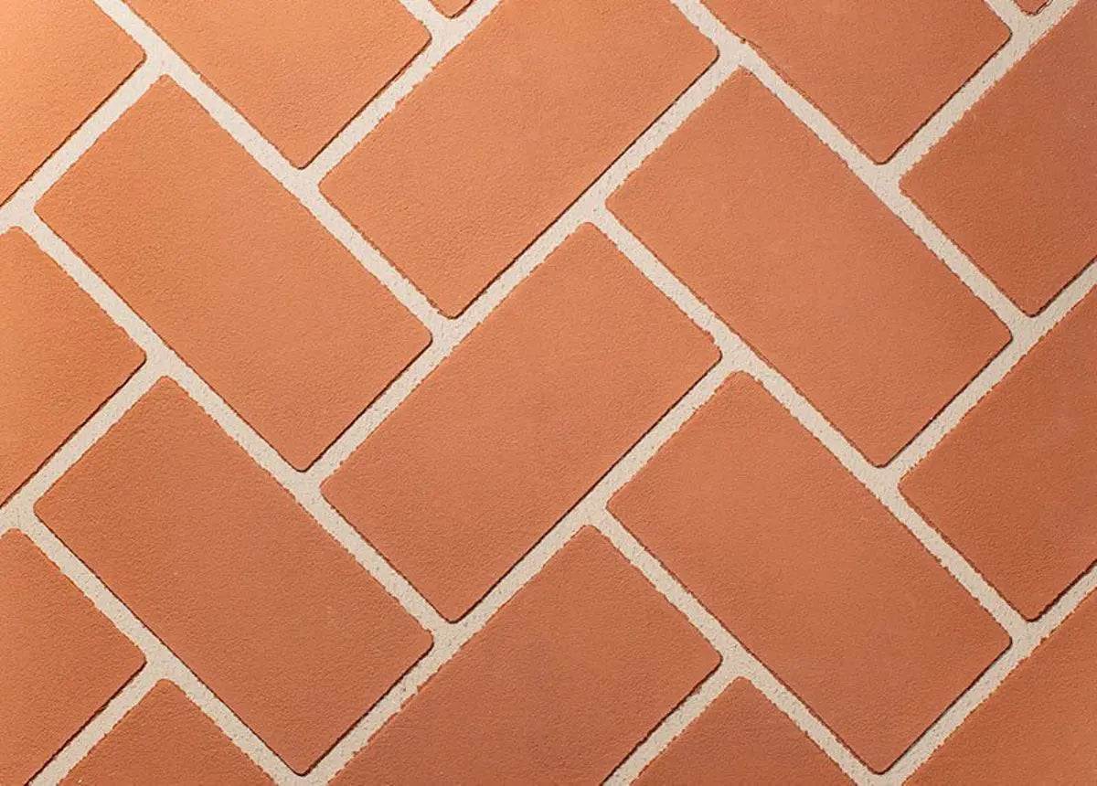 Close-up of StoCast Brick pattern showing high-fidelity texture and realistic detailing for architectural brick façades in EIFS and rainscreen systems