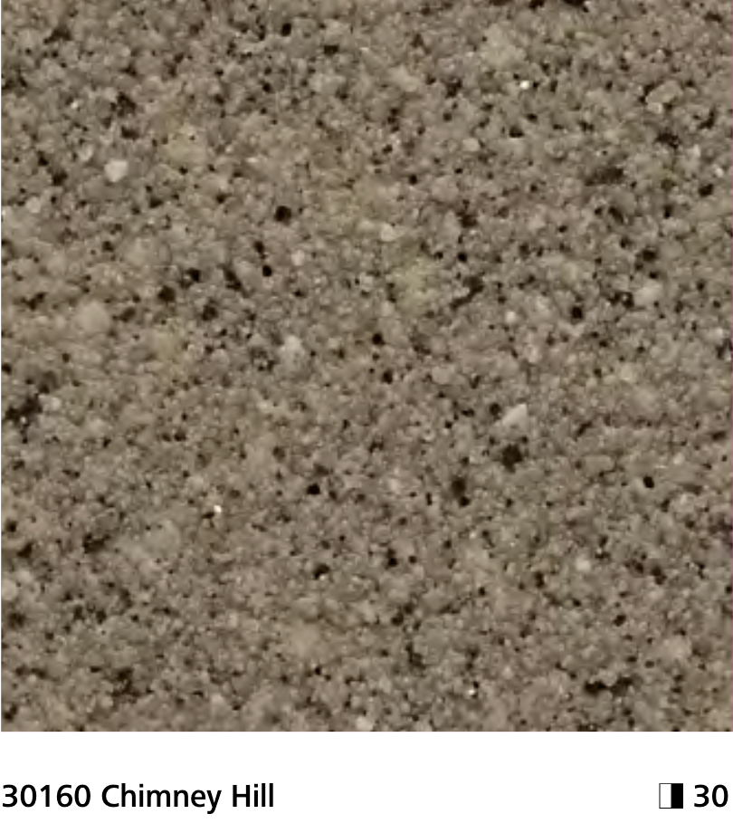 Sto Granitex close-up showing stucco texture in Chimney Hill colour, code 30160
