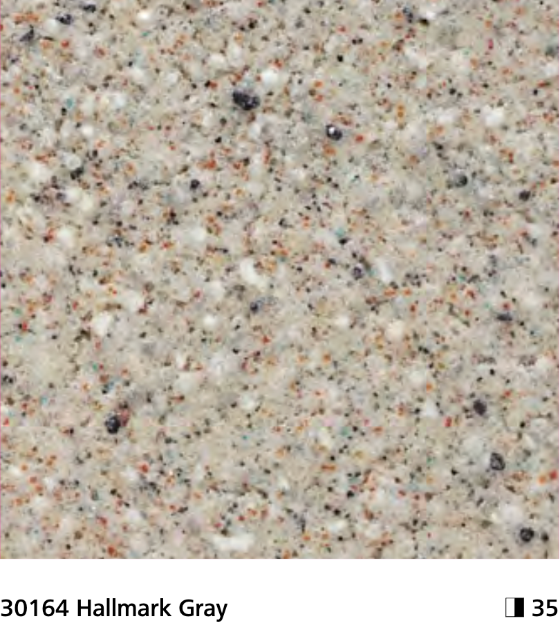 Sto Granitex close-up showing stucco texture in Hallmark Gray colour, code 30164