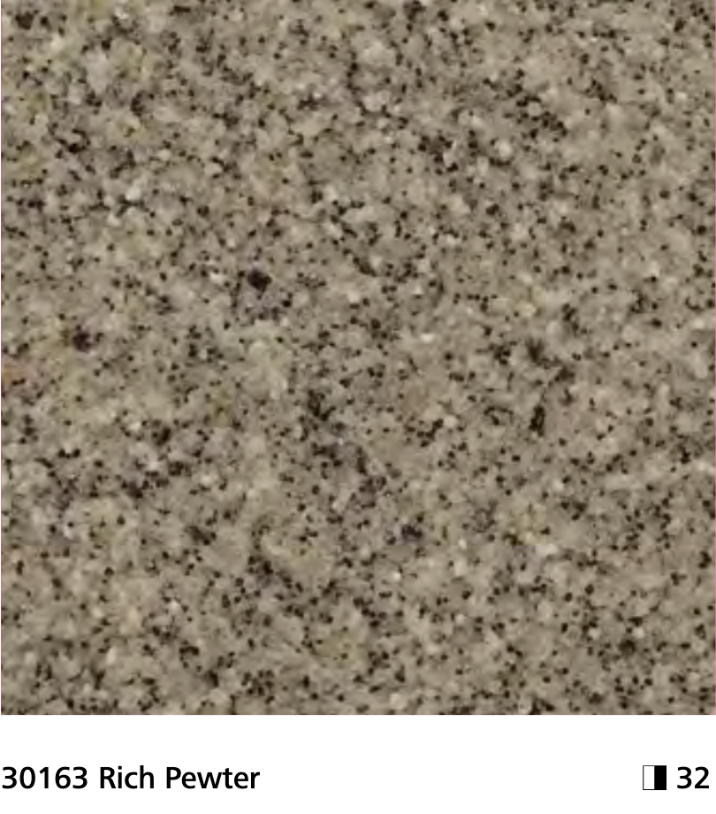 Sto Granitex close-up showing stucco texture in Rich Pewter colour, code 30163