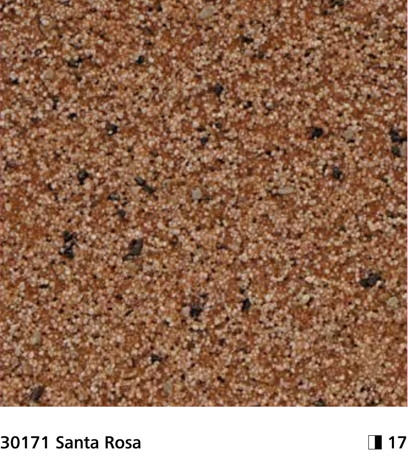 Sto Granitex close-up showing stucco texture in Santa Rosa colour, code 30171