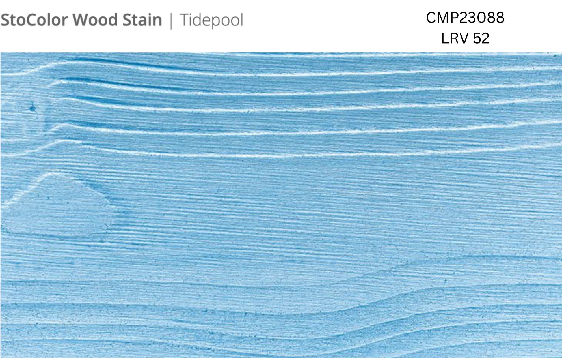 Stocast wood with Stocolor woodstain Tidepool close-up showing textured wood finish, colour code CMP23088