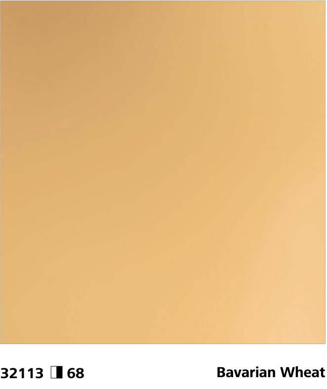 StoColor Metallic Topcoat close-up showing Bavarian Wheat colour, code 32113, with reflective stucco finish