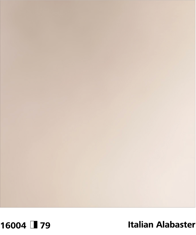 StoColor Metallic Topcoat close-up showing Italian Alabaster colour, code 16004, with reflective stucco finish