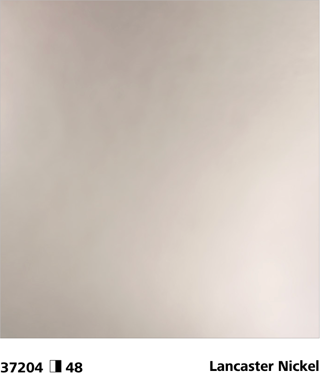 StoColor Metallic Topcoat close-up showing Lancaster Nickel colour, code 37204, with reflective stucco finish