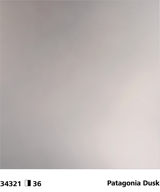 StoColor Metallic Topcoat close-up showing Patagonia Dusk colour, code 34321, with reflective stucco finish