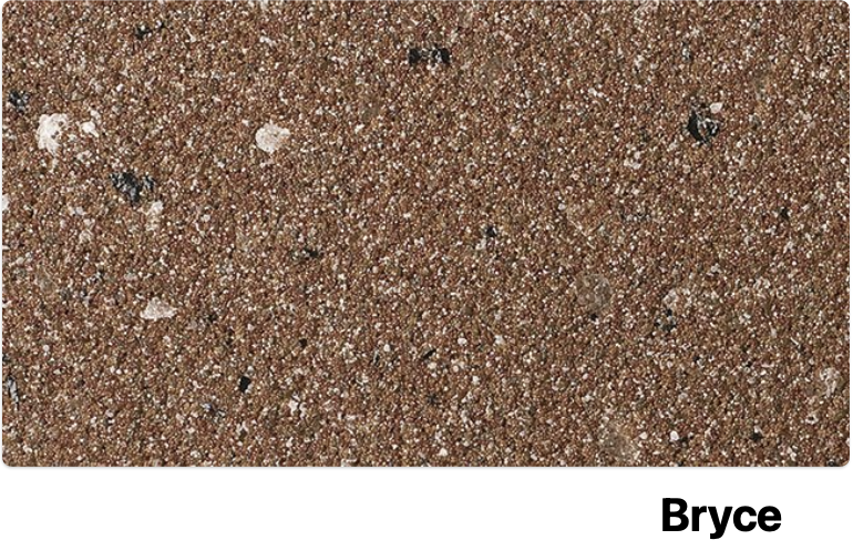 StoCreativ Granite textured exterior finish Bryce close-up showing natural stone appearance and detailed texture