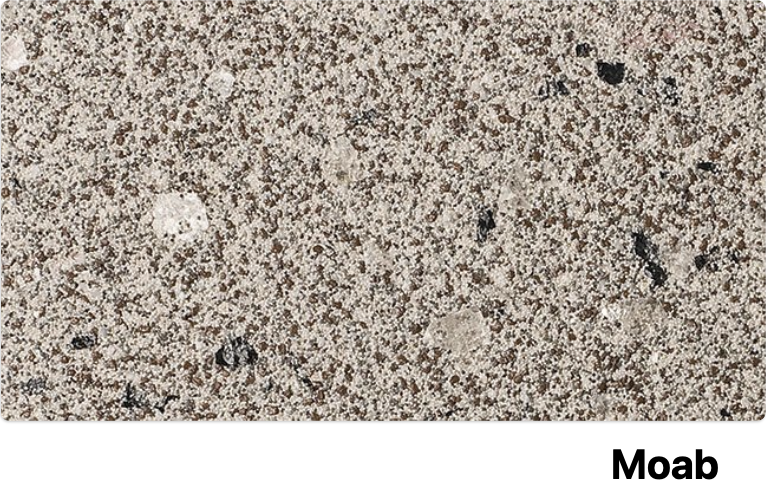 StoCreativ Granite textured exterior finish Moab close-up showing natural stone appearance and detailed surface texture
