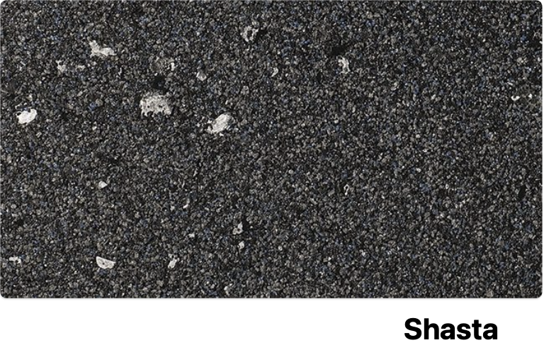 StoCreativ Granite textured exterior finish Shasta close-up showing natural stone appearance and detailed surface texture