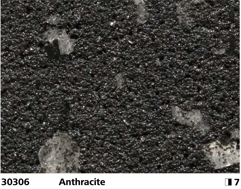 Close up of Stocreativ Lux specialty finish in Anthracite colour, code 30306, showing texture and colour details