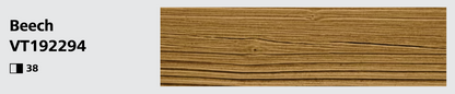 Stocast wood with Stocolor woodstain Beech close-up showing textured wood finish, colour code VT192294