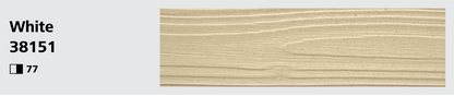 Stocast wood with Stocolor woodstain White close-up showing textured wood finish, colour code 38151